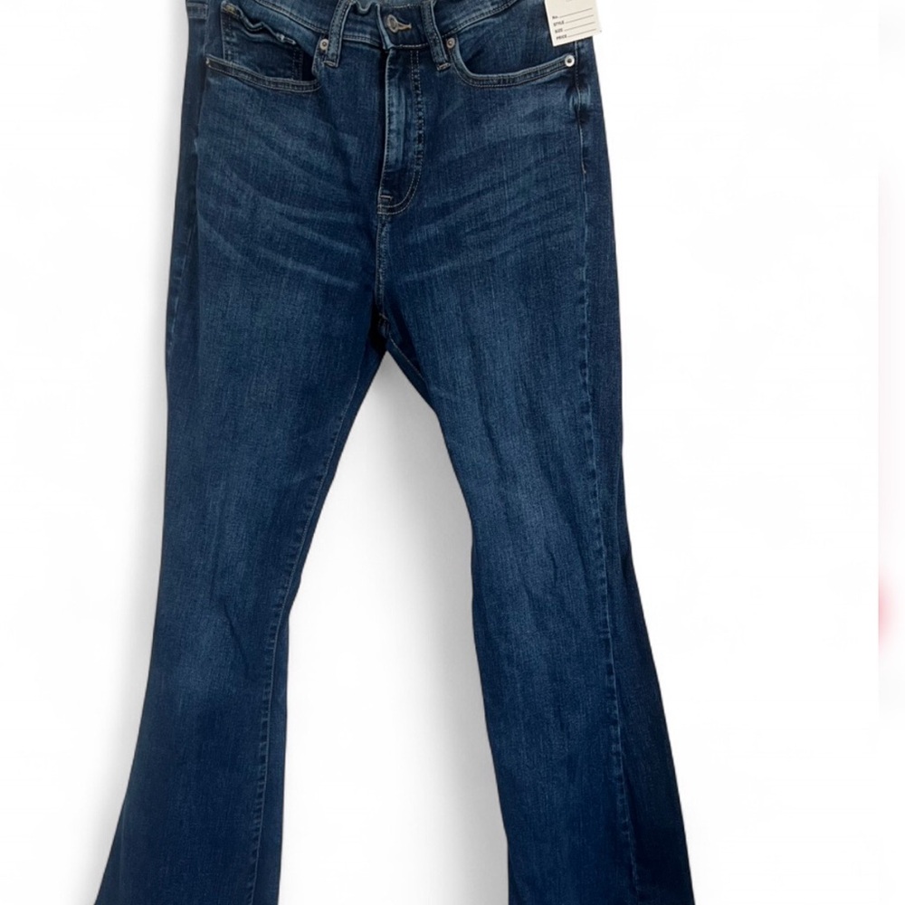 Lucky Brand Women's Dark Blue Flared Jeans Size 8/29